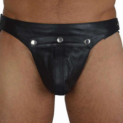 Leather Jokstrap