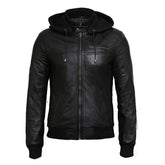 LEATHER HOODIES