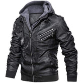 LEATHER HOODIES