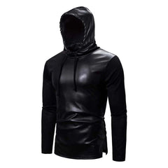 LEATHER HOODIES