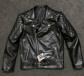 Padded Biker Jacket | Fashion Leather Jacket | Uniform Leather Jacket