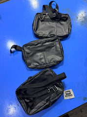 Men’s Genuine Leather 3-in-1 Waist Bag | Black Crossbody Fanny Pack & Shoulder Bag