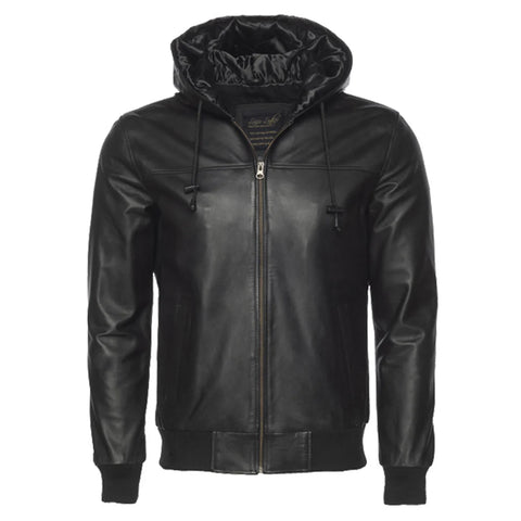 Leather Hoodie
