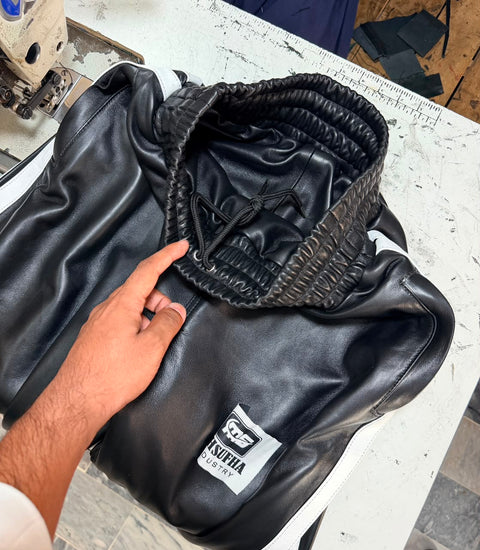 leather jogger/trouser/pant