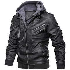LEATHER HOODIES