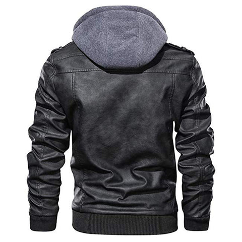 LEATHER HOODIES