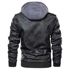 LEATHER HOODIES