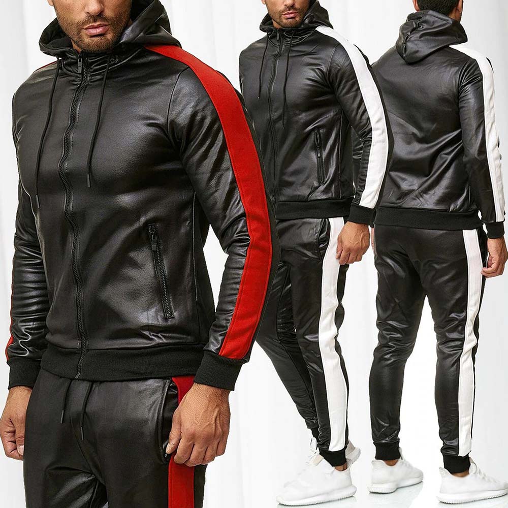 LEATHER HOODIES