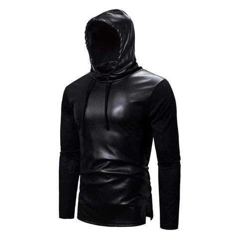 LEATHER HOODIES