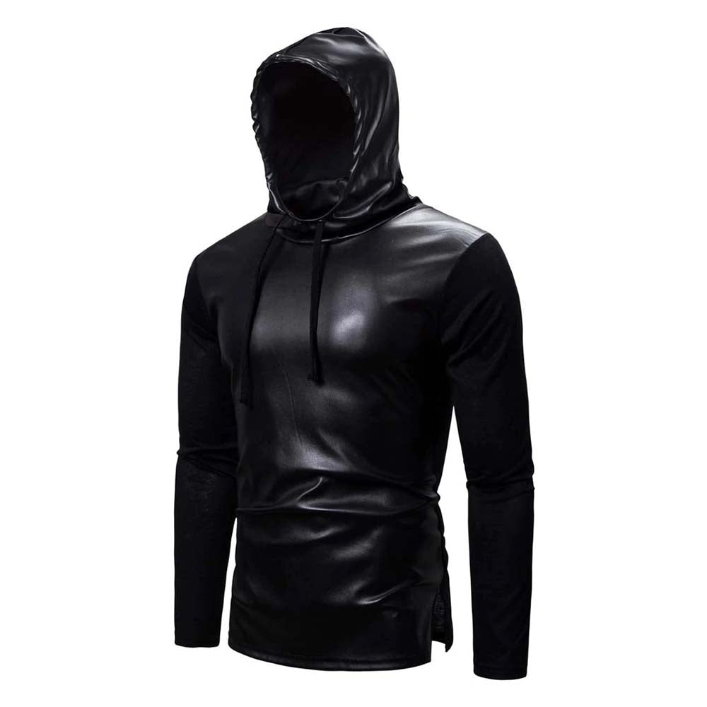 LEATHER HOODIES