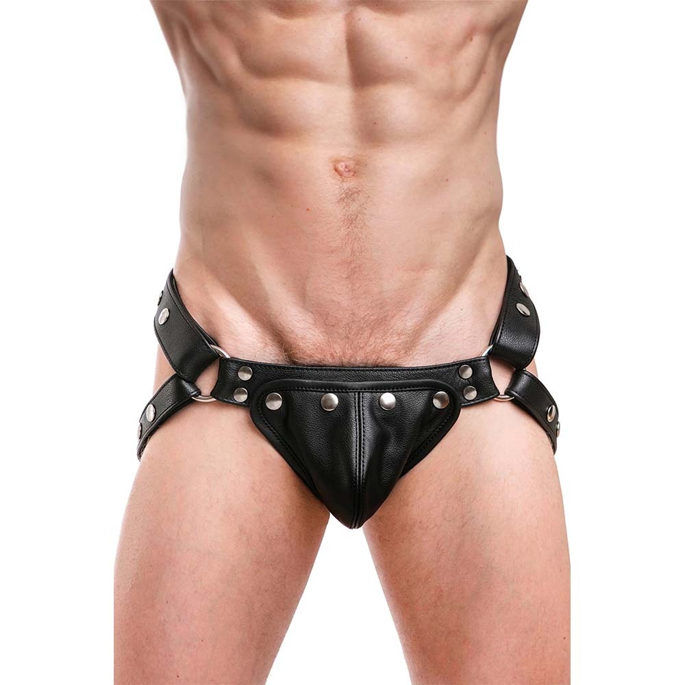Leather Jokstrap