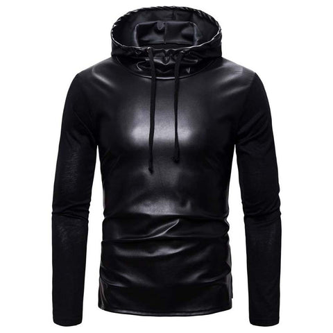 LEATHER HOODIES