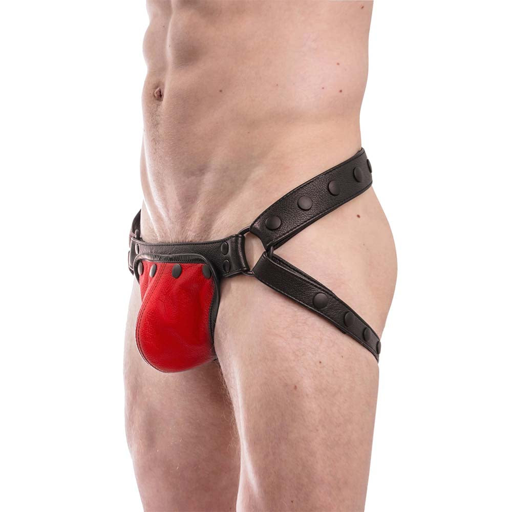 Leather Jokstrap