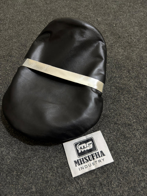 Cowhide Leather Cap | Leather Muir Cap | Leather Police cap