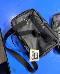 Men’s Genuine Leather 3-in-1 Waist Bag | Black Crossbody Fanny Pack & Shoulder Bag