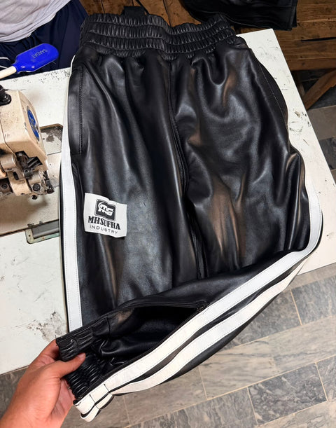 leather jogger/trouser/pant