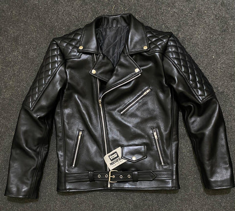 Padded Biker Jacket | Fashion Leather Jacket | Uniform Leather Jacket