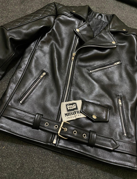 Padded Biker Jacket | Fashion Leather Jacket | Uniform Leather Jacket
