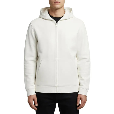 Lamb Leather Hoodie | Men Leather hoodie