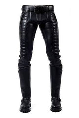 leather padded pant for men | Gay leather pant