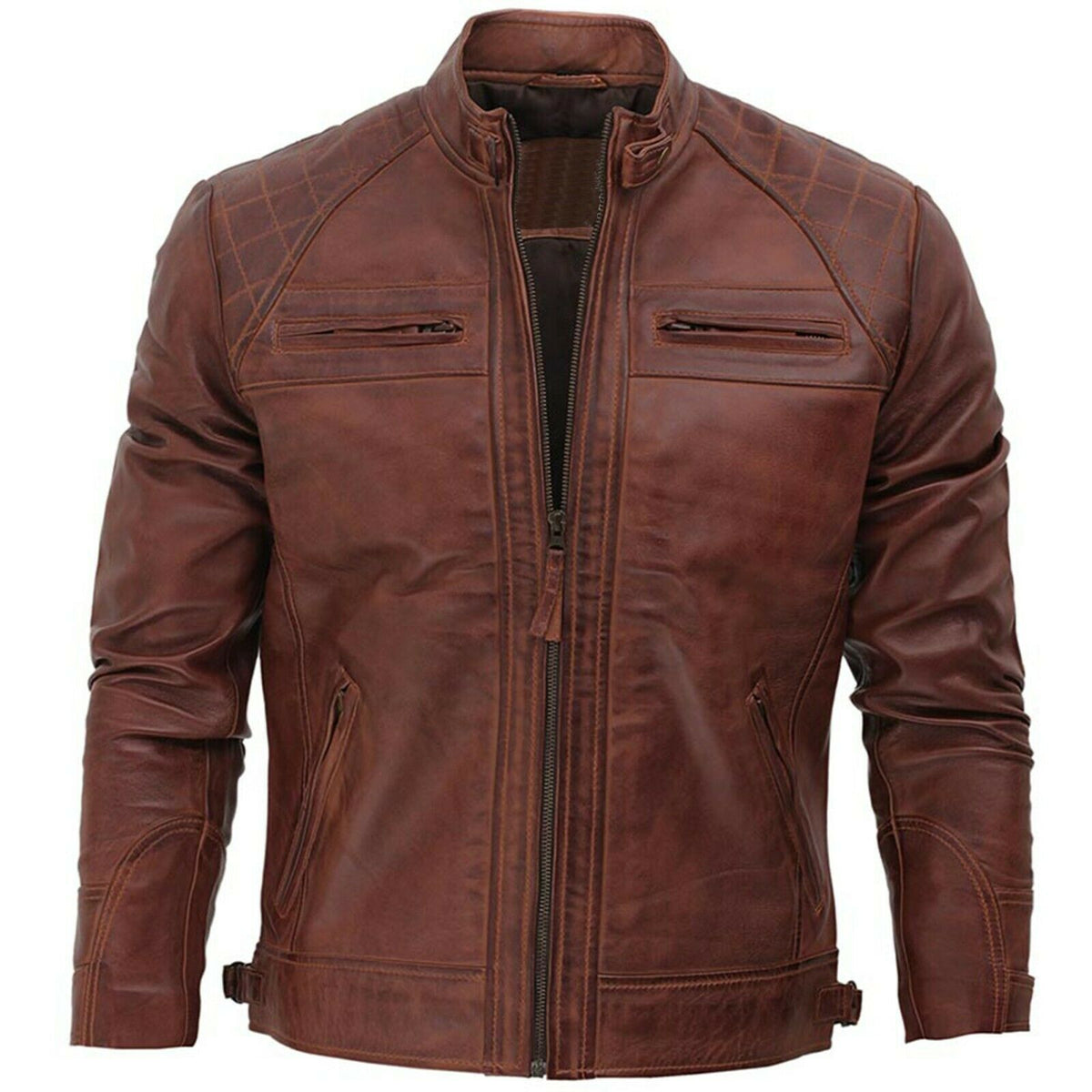Giacca in pelle premium